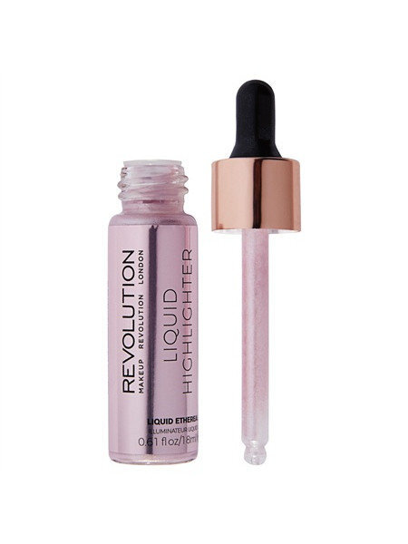 Švytėjimo suteikianti priemonė Makeup Revolution Liquid Highlighter, Ethereal, 18 ml kaina ir informacija | Bronzantai, skaistalai | pigu.lt