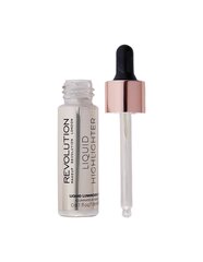 Švytėjimo suteikianti priemonė Makeup Revolution Liquid Highlighter, Luminous Luna, 18 ml цена и информация | Бронзеры (бронзаторы), румяна | pigu.lt