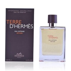 Парфюмерная вода Hermes Terre d'Hermes Eau Intense Vetiver EDP для мужчин 100 мл цена и информация | Мужские духи | pigu.lt