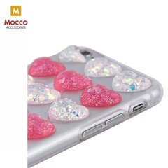 Mocco Trendy Heart Силиконовый чехол для Apple iPhone 6 Plus / 6S Plus Красный цена и информация | Чехлы для телефонов | pigu.lt