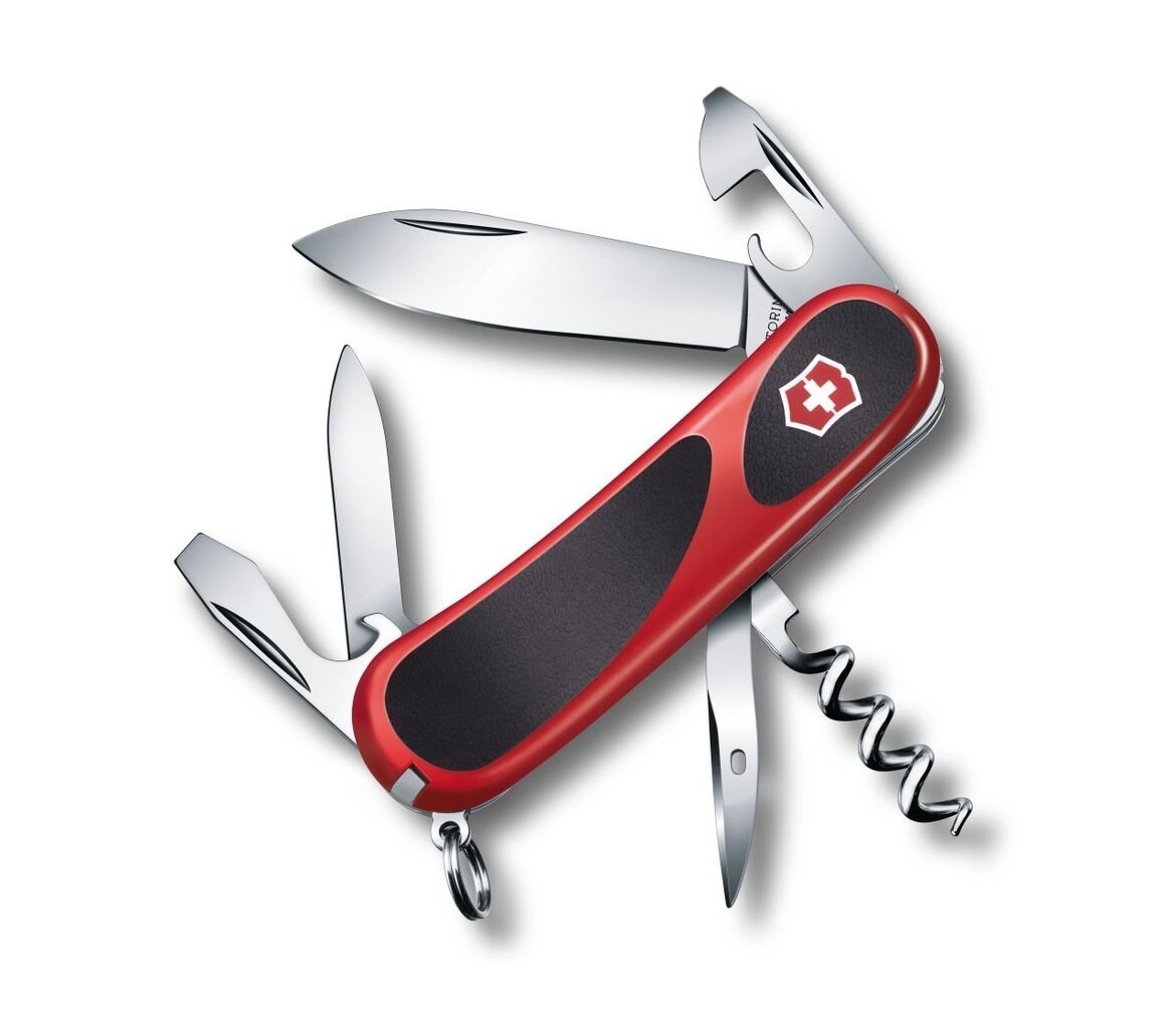 Lenktinis peilis Victorinox Evolution Grip 10 kaina ir informacija | Turistiniai peiliai, daugiafunkciniai įrankiai | pigu.lt