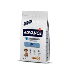 Advance Mini Light mažų veislių šunims turintiems viršsvorio, 3 kg цена и информация | Сухой корм для собак | pigu.lt