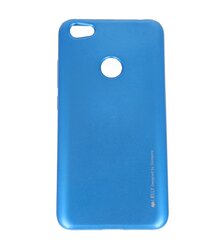 Mercury i-Jelly Back Case Strong Silicone Case With Metallic Glitter for Apple iPhone XS MAX Blue kaina ir informacija | Telefono dėklai | pigu.lt