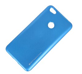 Mercury i-Jelly Back Case Strong Silicone Case With Metallic Glitter for Apple iPhone XS MAX Blue kaina ir informacija | Telefono dėklai | pigu.lt