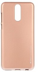 Mercury i-Jelly Back Case Strong Silicone Case With Metallic Glitter for Apple iPhone XS MAX Light Pink kaina ir informacija | Telefono dėklai | pigu.lt