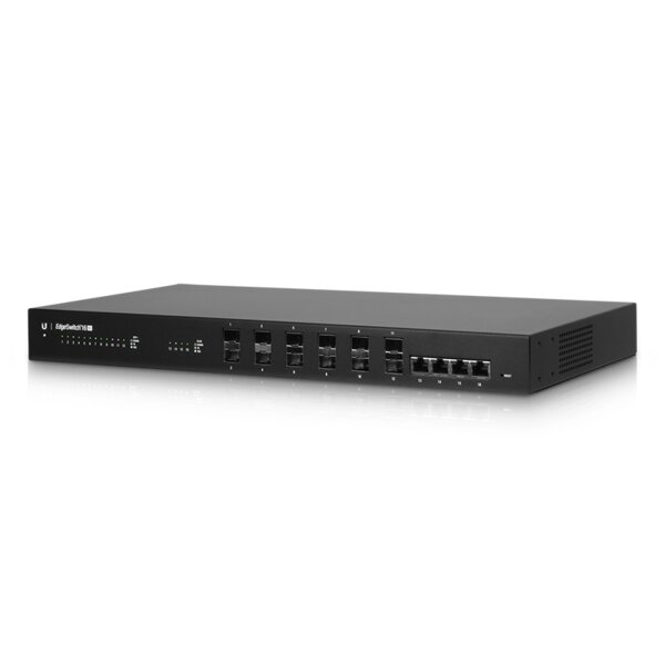 EdgeSwitch 16 XG - 12x SFP+, 4x 10Gbit LAN, 36W kaina ir informacija | Komutatoriai (Switch) | pigu.lt