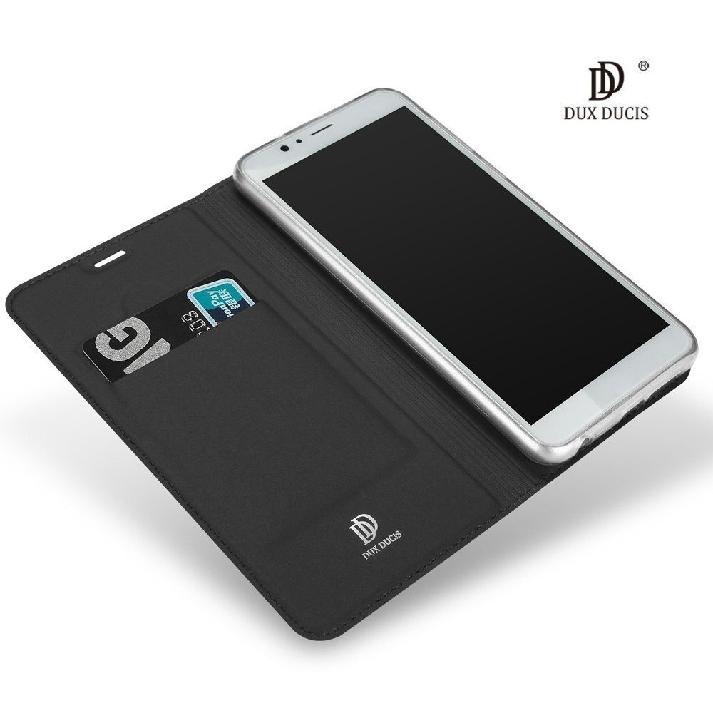 Dux Ducis Premium Magnet Case For Huawei Honor 7A Grey kaina ir informacija | Telefono dėklai | pigu.lt