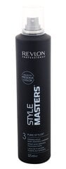 Itin stiprios fiksacijos plaukų lakas Revlon Professional Styler Masters Pure 3 325 ml kaina ir informacija | Revlon Kvepalai, kosmetika | pigu.lt