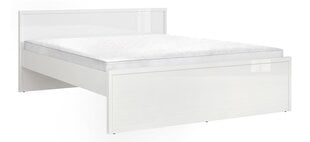 Кровать Pori, 140x200 см, белая цена и информация | Кровати | pigu.lt