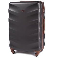 Большой чемодан Wings Albatross L, черный цена и информация | Чемоданы, дорожные сумки | pigu.lt