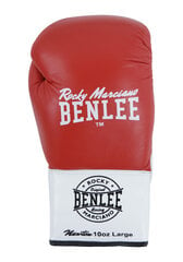 Natūralios odos profesionalios bokso pirštinės Benlee Newton, raudonos цена и информация | Боевые искусства | pigu.lt