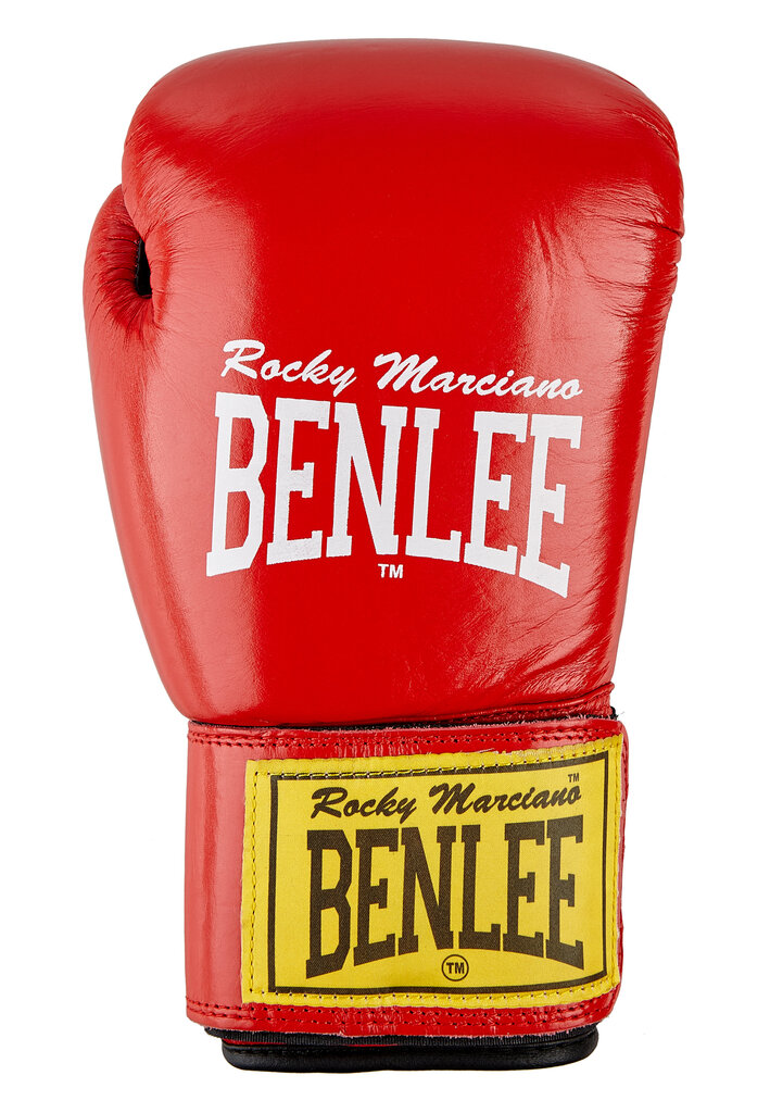 Natūralios odos bokso pirštinės Benlee Fighter, raudonos/juodos цена и информация | Kovos menai | pigu.lt