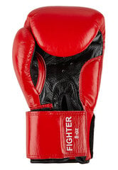 Natūralios odos bokso pirštinės Benlee Fighter, raudonos/juodos цена и информация | Боевые искусства | pigu.lt