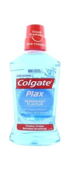 Burnos skalavimo skystis su pipirmėte Colgate Plax 500 ml kaina ir informacija | Dantų šepetėliai, pastos | pigu.lt