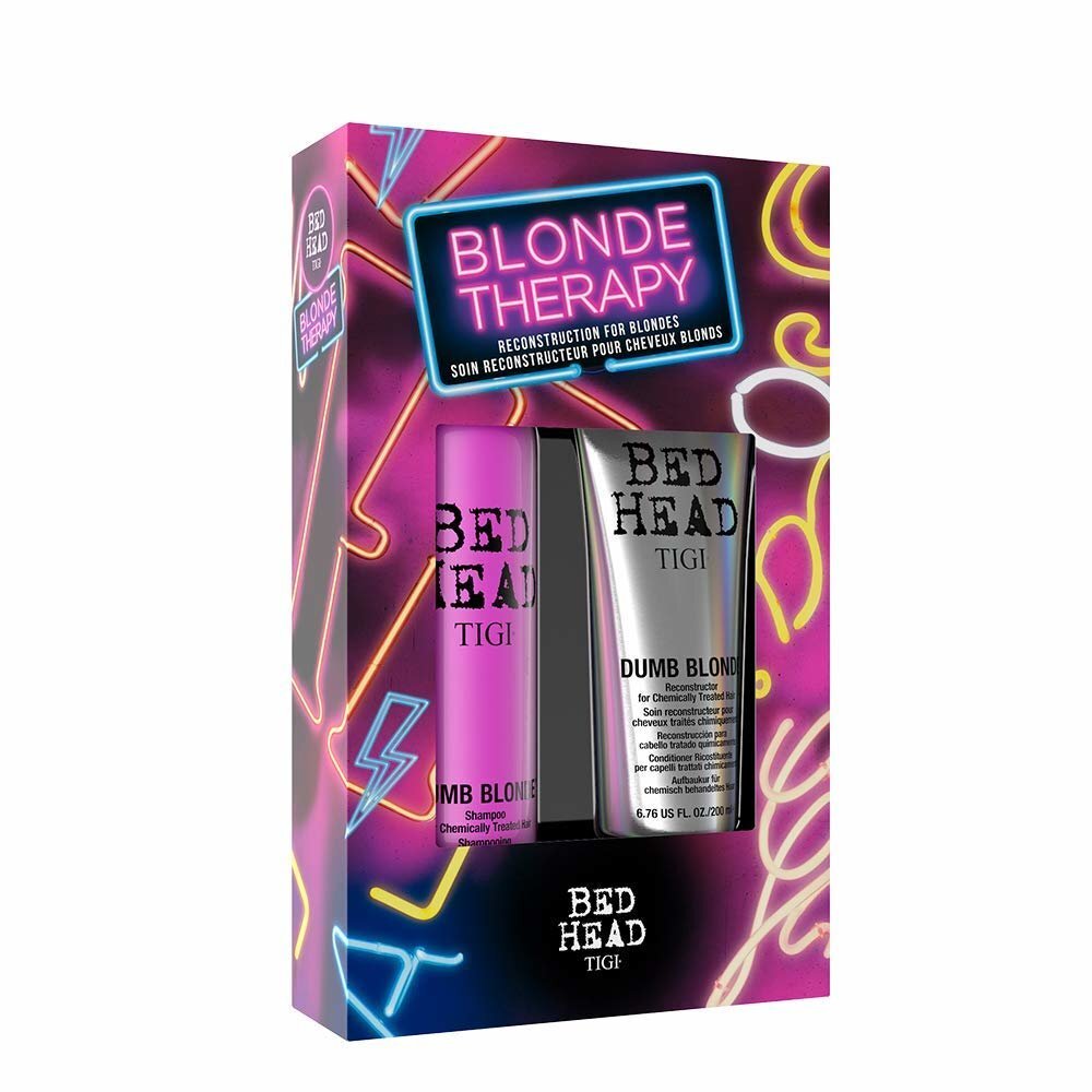 Plaukų priežiūros priemonių rinkinys Tigi Bed Head Dumb Blonde: šampūnas 400 ml + balzamas 200 ml kaina ir informacija | Šampūnai | pigu.lt