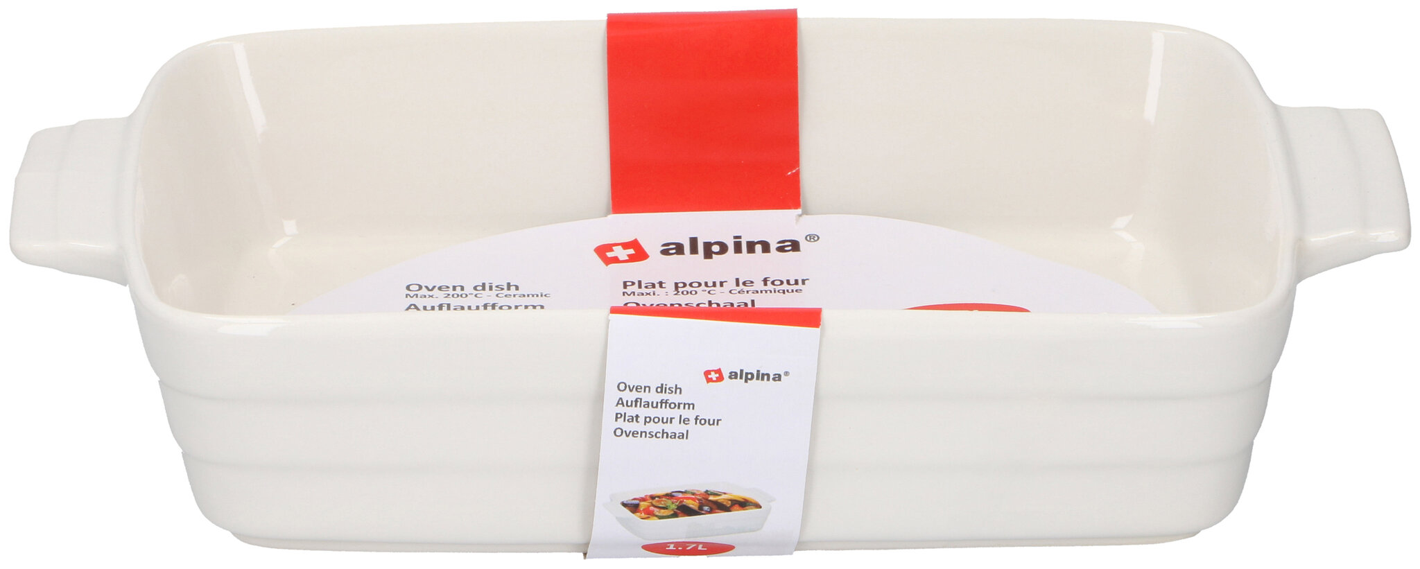 Alpina kepimo indas 1,7 l kaina ir informacija | Kepimo indai, popierius, formos | pigu.lt