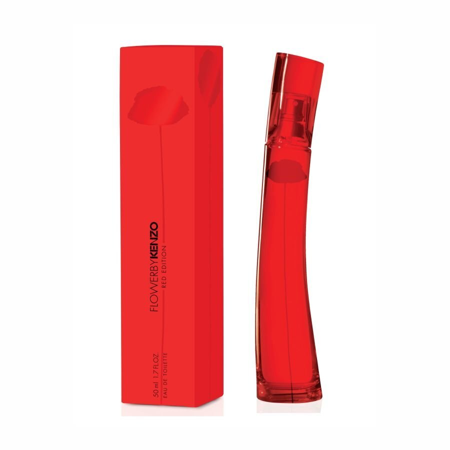 Tualetinis vanduo Kenzo Flower by Kenzo Red EDT moterims 50 ml kaina ir informacija | Kvepalai moterims | pigu.lt