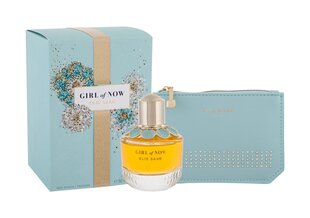 Rinkinys Elie Saab Girl of Now: EDP moterims 50 ml + kosmetinė цена и информация | Elie Saab Одежда, обувь и аксессуары | pigu.lt