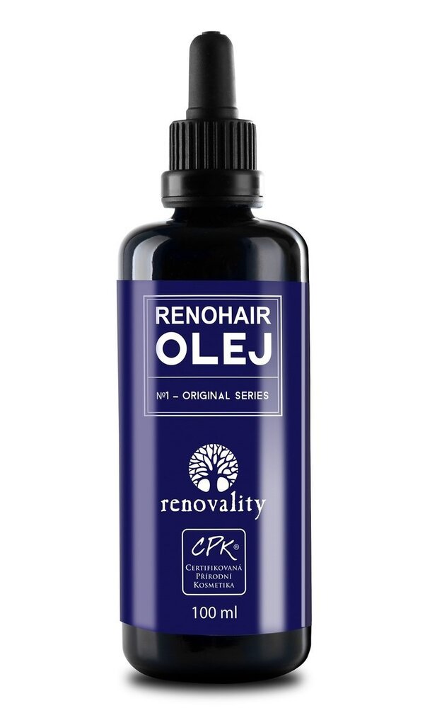 Regeneruojamasis plaukų aliejus Renovality Renohair 100 ml kaina ir informacija | Priemonės plaukų stiprinimui | pigu.lt