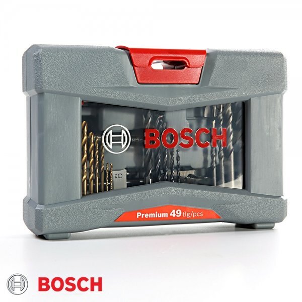 Sukimo - gręžimo įrankių rinkinys Bosch 2608P00233, 49 vnt. kaina ir informacija | Mechaniniai įrankiai | pigu.lt