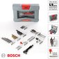 Sukimo - gręžimo įrankių rinkinys Bosch 2608P00233, 49 vnt. kaina ir informacija | Mechaniniai įrankiai | pigu.lt