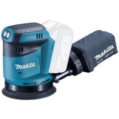 Аккумуляторная эксцентриковая шлифмашина Makita DBO180Z, 18V Li-ion без аккумулятора и зарядного устройства цена и информация | Шлифовальные машины | pigu.lt