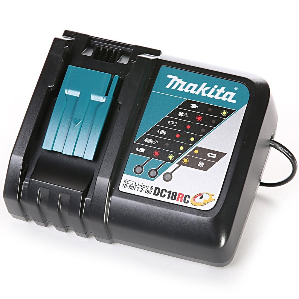 Akumuliatoriaus įkroviklis Makita DC18RC 7.2V -18V kaina ir informacija | Suktuvai, gręžtuvai | pigu.lt