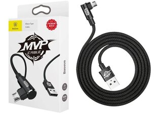 Telefono laidas Baseus MVP Double-sided Elbow Type Cable micro USB 1.5A (CAMMVP-B01) kaina ir informacija | Laidai telefonams | pigu.lt