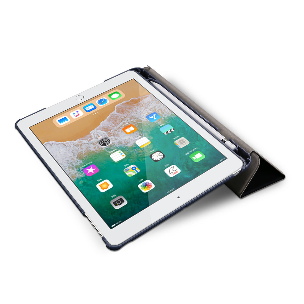 Dux Ducis Premium, skirtas Apple iPad 9.7 (2018), Mėlynas kaina ir informacija | Planšečių, el. skaityklių dėklai | pigu.lt