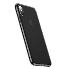 Baseus Simplicity Gel TPU чехол для iPhone XS / X transparent, черный (ARAPIPH58-A01) цена и информация | Чехлы для телефонов | pigu.lt