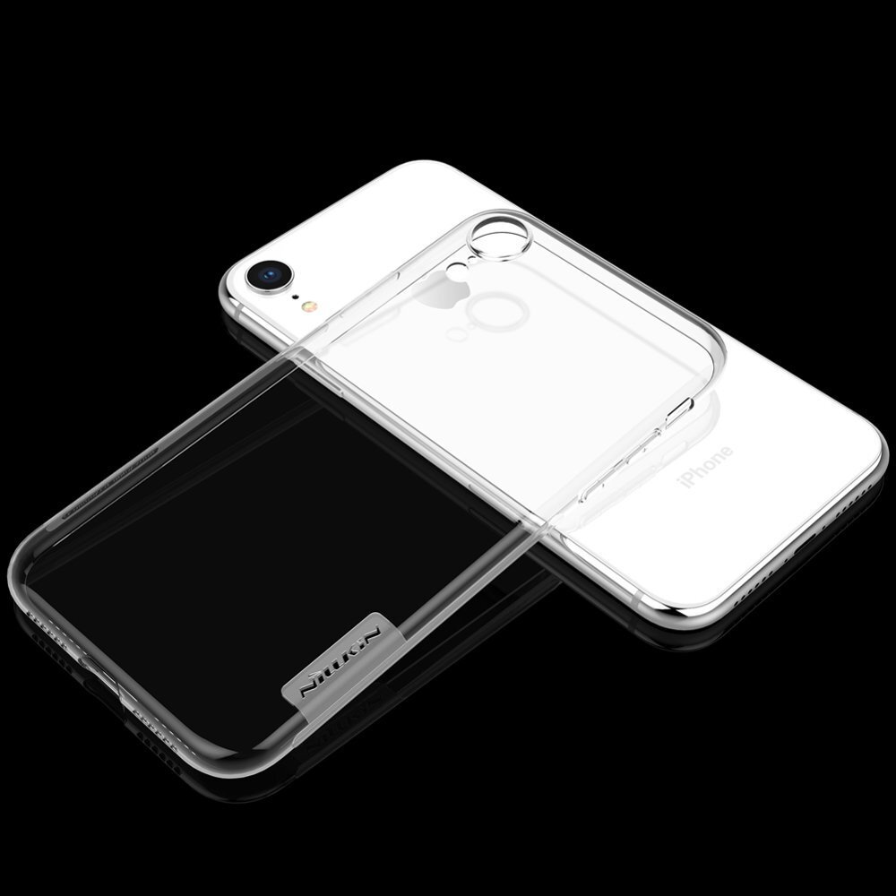 Telefono dėklas Nillkin Nature TPU Case Gel Ultra Slim, skirtas iPhone XR, skaidrus kaina ir informacija | Telefono dėklai | pigu.lt