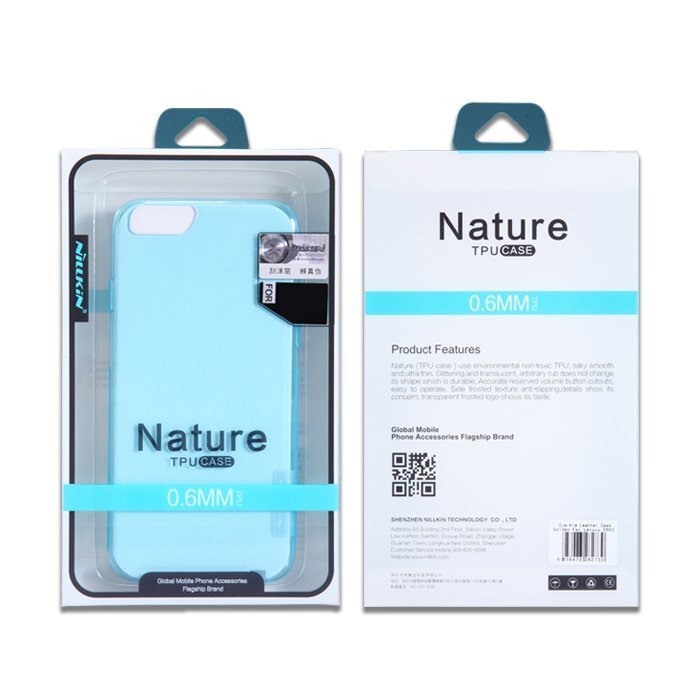 Telefono dėklas Nillkin Nature TPU Case Gel Ultra Slim, skirtas iPhone XR, skaidrus цена и информация | Telefono dėklai | pigu.lt