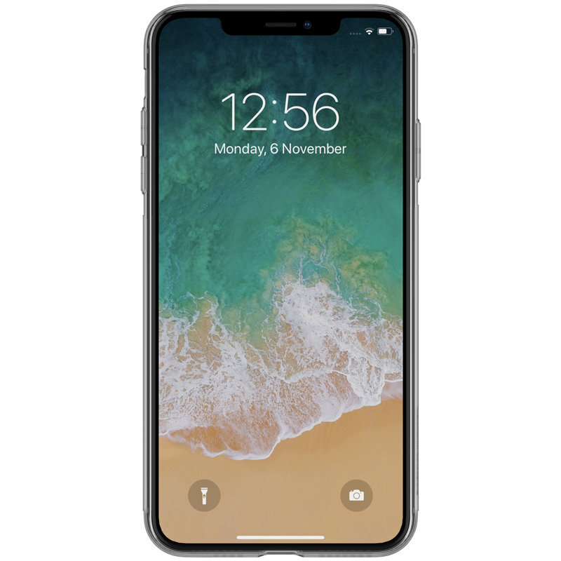 Nillkin Nature TPU Case Gel Ultra Slim Cover for iPhone XS Max grey цена и информация | Telefono dėklai | pigu.lt