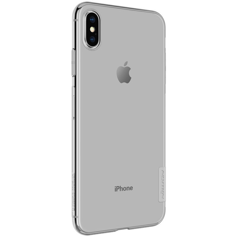 Nillkin Nature TPU Case Gel Ultra Slim Cover for iPhone XS Max grey цена и информация | Telefono dėklai | pigu.lt