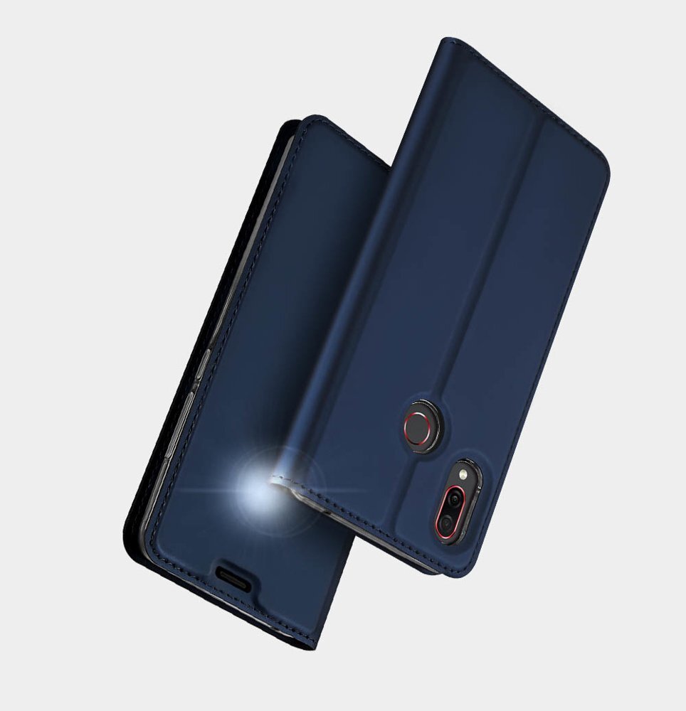 DUX DUCIS Skin Pro Bookcase type case for Huawei Honor Play blue kaina ir informacija | Telefono dėklai | pigu.lt