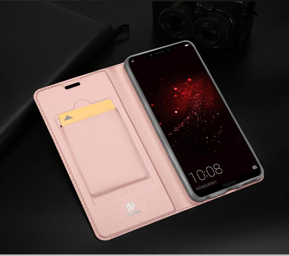 DUX DUCIS Skin Pro Bookcase type case for Huawei Honor Play blue kaina ir informacija | Telefono dėklai | pigu.lt