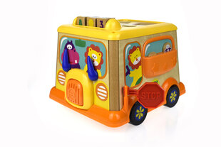 Medinis veiklos autobusas - rūšiuoklis Top Bright kaina ir informacija | Žaislai kūdikiams | pigu.lt