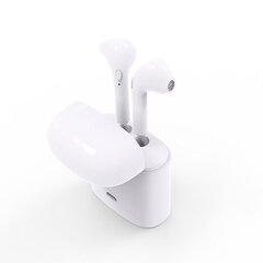 Bluetooth Contact Earbuds With Microphone By KSIX White цена и информация | Наушники | pigu.lt