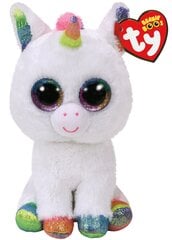 Плюшевая игрушка TY Beanie Boos PIXY, белый единорог, 15 см, 36852 цена и информация | Мягкие игрушки | pigu.lt