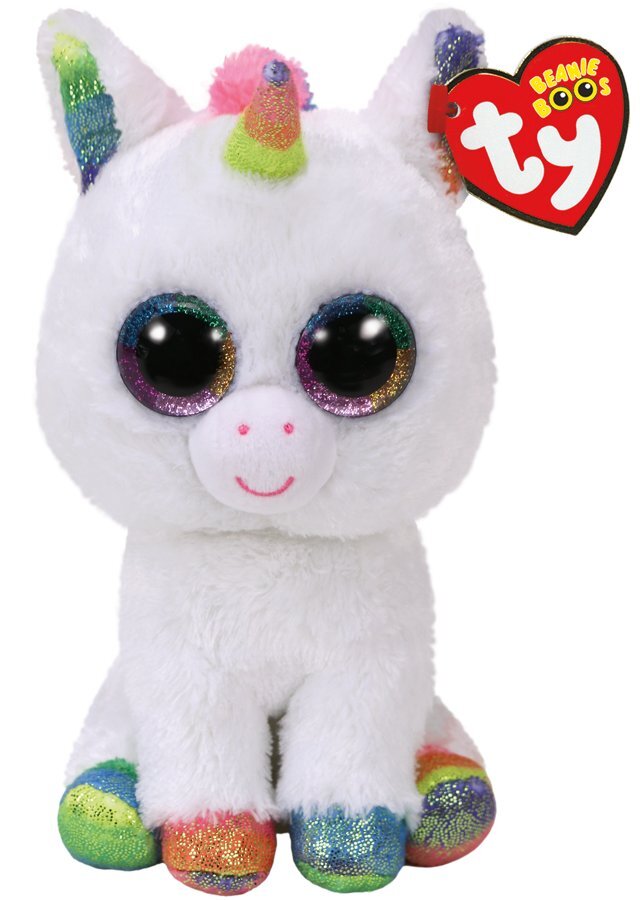 Pliušinis žaislas TY Beanie Boos PIXY, baltas vienaragis, 15 cm, 36852 kaina ir informacija | Minkšti (pliušiniai) žaislai | pigu.lt