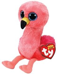 Pliušinis žaislas rožinis flamingas TY Beanie Boos Gilda, 15 cm, 36848 kaina ir informacija | Minkšti (pliušiniai) žaislai | pigu.lt