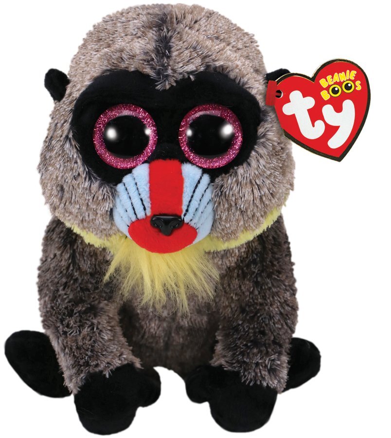 Pliušinis žaislas beždžionė TY Beanie Boos Wasabi, 15 cm kaina ir informacija | Minkšti (pliušiniai) žaislai | pigu.lt