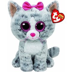 Pliušinė žaislas TY Beanie Boos Kiki, katytė 23 cm, 37075 цена и информация | Мягкие игрушки | pigu.lt