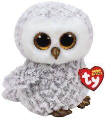 Плюшевая игрушка TY Beanie Boos OWLETTE серая сова, 23 см, 37086 цена и информация | Мягкие игрушки | pigu.lt