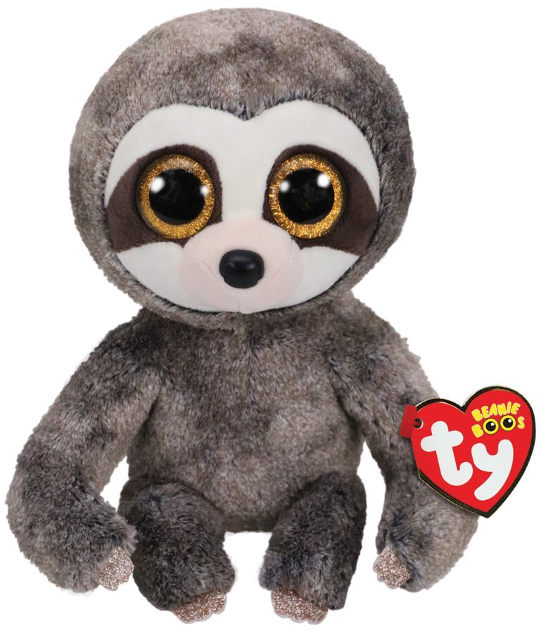 Pliušinis žaislas TY Beanie Boos DANGLER pilkas tinginys, 23 cm, 36417 kaina ir informacija | Minkšti (pliušiniai) žaislai | pigu.lt