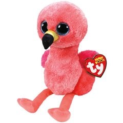 Pliušinis žaislas TY Beanie Boos Gilda rožinis flamingas, 23 cm, 37262 kaina ir informacija | Minkšti (pliušiniai) žaislai | pigu.lt
