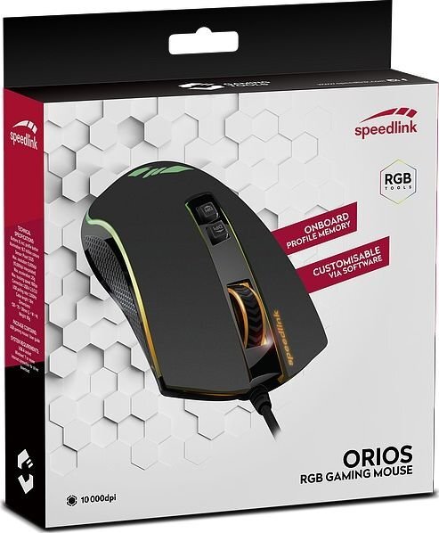 Speedlink Orios RGB цена и информация | Pelės | pigu.lt