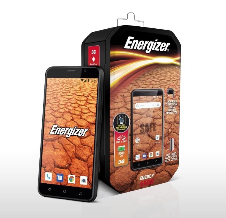 Energizer Energy E500, 8GB, Dual SIM Black kaina ir informacija | Mobilieji telefonai | pigu.lt