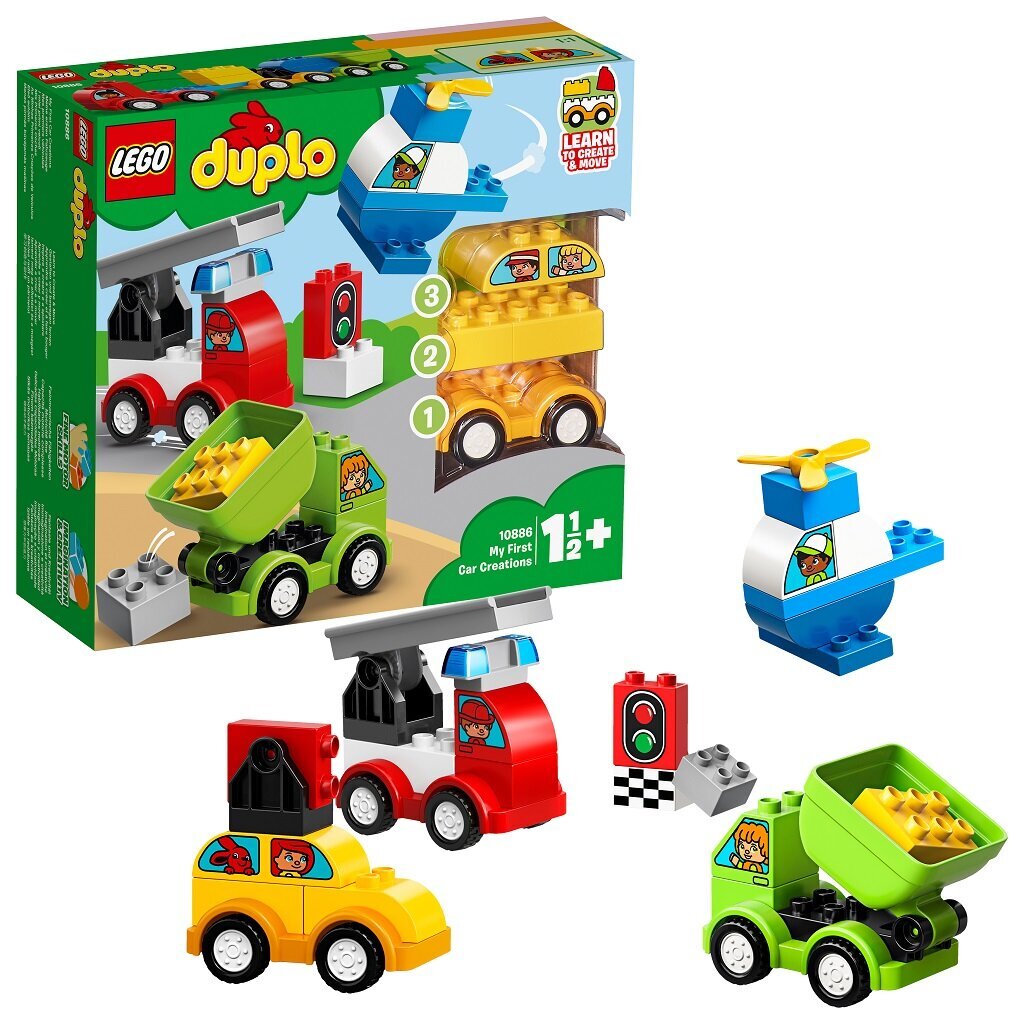 10886 LEGO® DUPLO Mano pirmieji automobiliai цена и информация | Konstruktoriai ir kaladėlės | pigu.lt