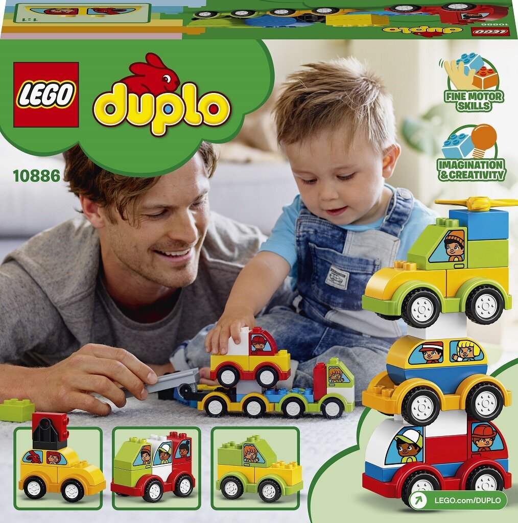 10886 LEGO® DUPLO Mano pirmieji automobiliai kaina ir informacija | Konstruktoriai ir kaladėlės | pigu.lt